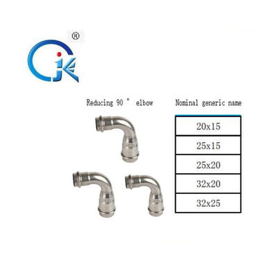 اتصالات فولاد ضد زنگ نوع A اتصالات لوله خم مردانه OEM پذیرش