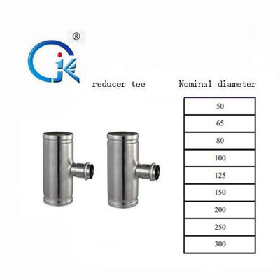 اتصالات شیاردار لوله SS304 ISO9000 DIN
