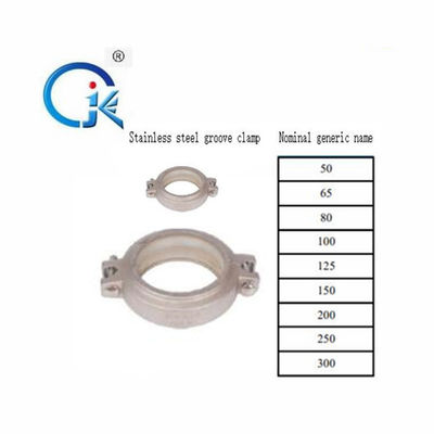 اتصالات شیاردار فولادی ضد زنگ فلنج لوله OEM 2Mpa فورج 304 SS جوش گیره