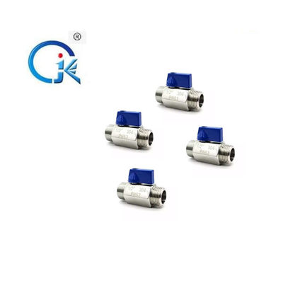 316 فولاد ضد زنگ زاویه شیر OEM Mini نر زن توپ شیر