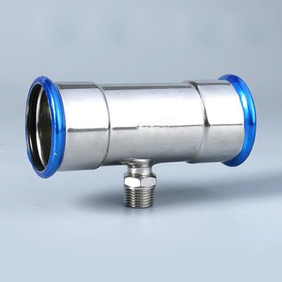 اتصالات فشاری فولاد ضد زنگ خط لوله آب DN15 - DN54 2 سال گارانتی